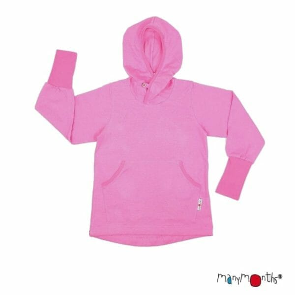 ManyMonths ECO Hooded Kangaroo Top pink