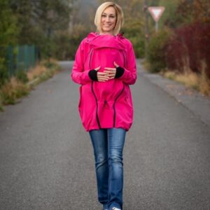 Made by Zuz Schwangerschaftseinsatz für Softshell Parka pink