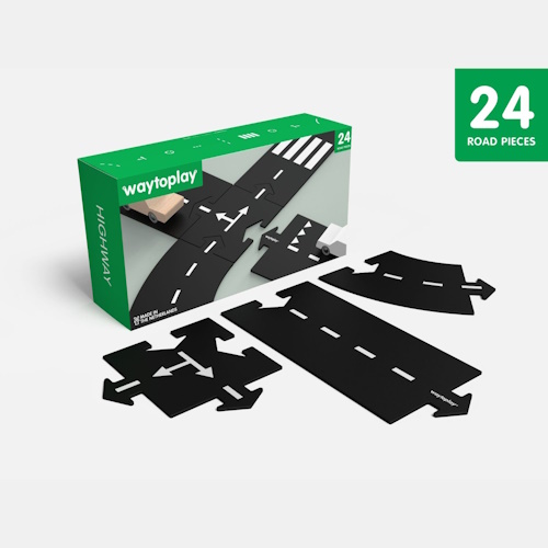 Waytoplay - Autobahn Set 24-teilig