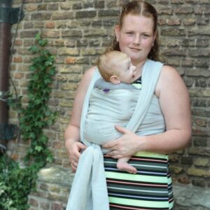 Ringsling aus Yaro Newborn grey