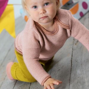 Disana Melange Pullover rose-natur
