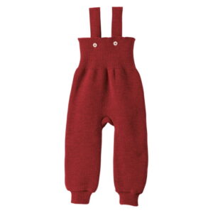 Disana Strick-Trägerhose bordeaux