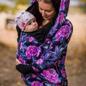 Greyse Umstands- & Tragepulli Rosen lila pink
