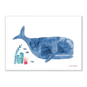 Frau Ottilie - Print DIN A4 Pottwal