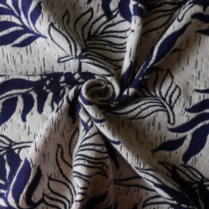 Ringsling aus Yaro Oasis Puffy dark-Blue Alpaca Wool Blend