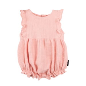 Pure Pure Romper aus Musselin coral peach