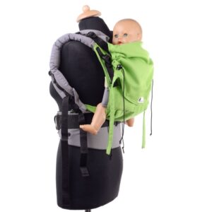 Babyroo Huckepack Full Buckle grün Toddlersize
