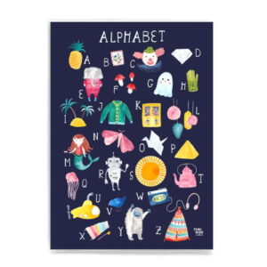 Frau Ottilie - Alphabet schwarz