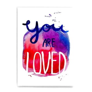 Frau Ottilie Postkarte You are loved