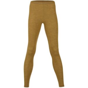Engel Schurwoll Leggings safran-melange