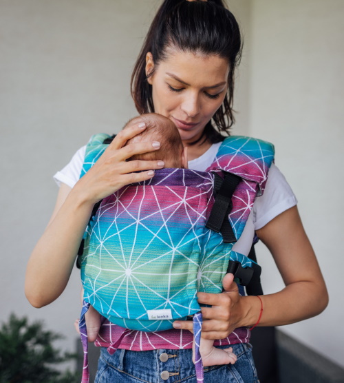 Belenka Lenka Mini Babycarrier Spiderweb Galaxy – Bild 5