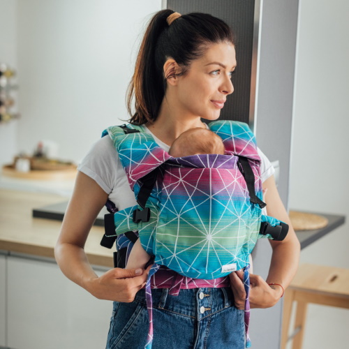 Belenka Lenka Mini Babycarrier Spiderweb Galaxy – Bild 2