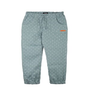 Pure Pure Leinenhose mint gepunktet