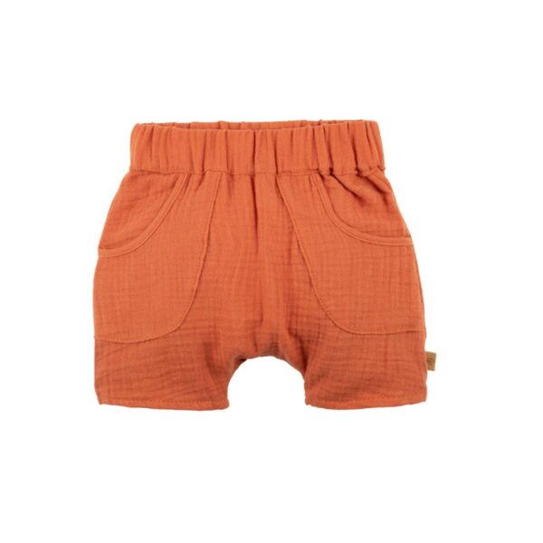 Pure Pure kurze Mini Hose aus Musselin papaya