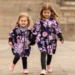 Greyse Kids Coat Hoodie purple Aura