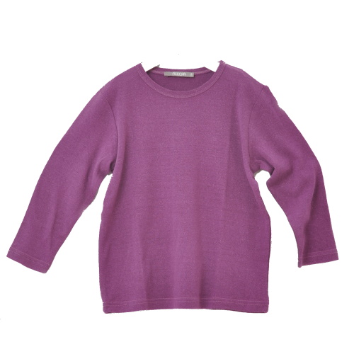 Alkena Bouretteseide Langarmshirt pflaume
