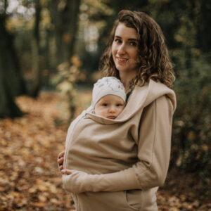 Greyse Coat Hoodie beige