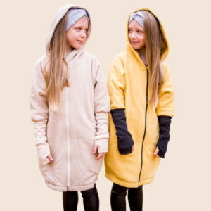Greyse Kids Coat Hoodie gelb