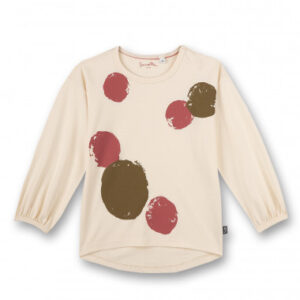 Mädchen-Shirt langarm Off-White