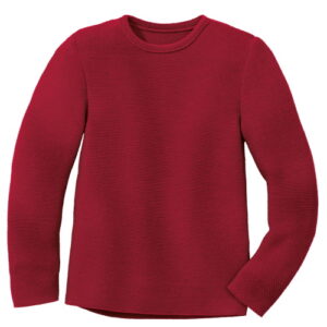 Disana Linksstrick-Pullover bordeaux