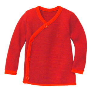 Disana Melange-Jacke orange-bordeaux