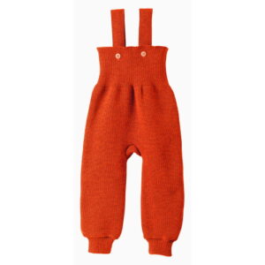 Disana Strick-Trägerhose orange