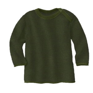 Disana Melange Pullover olive-anthrazit