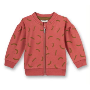 Sanetta Pure Sweatjacke rosa braun