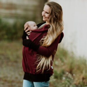 Greyse Umstands- & Tragepulli maroon