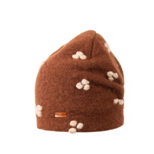 Pure Pure Wollwalk Mini Beanie braun ecru