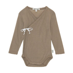 Lilli&Leopold Wickelbody Merinowolle nutmeg