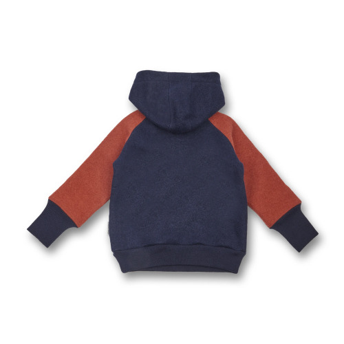 Manitober Kinder Wollwalk Schlupfjacke Hoodie – Bild 2