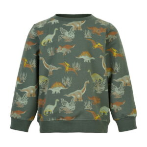 Minymo Sweatshirt Dinosaurier Duck Green