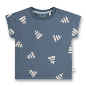 Sanetta Pure T-Shirt blau gemustert