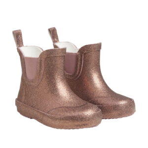 Celavi Gummistiefel kurz Glitzer burlwood
