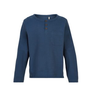 Minymo Langarmshirt dark denim