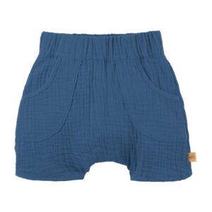 Pure Pure kurze Mini Hose aus Musselin stormy blue
