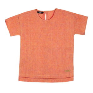 Pure Pure Leinenshirt koralle