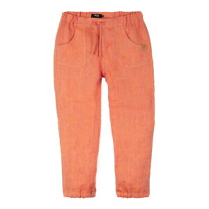 Pure Pure Leinenhose koralle