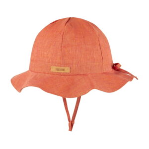 Pure Pure Sommerhut aus Leinen koralle