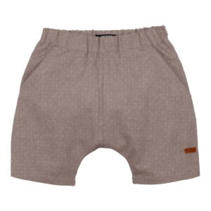 Pure Pure kurze Hose taupe gepunktet