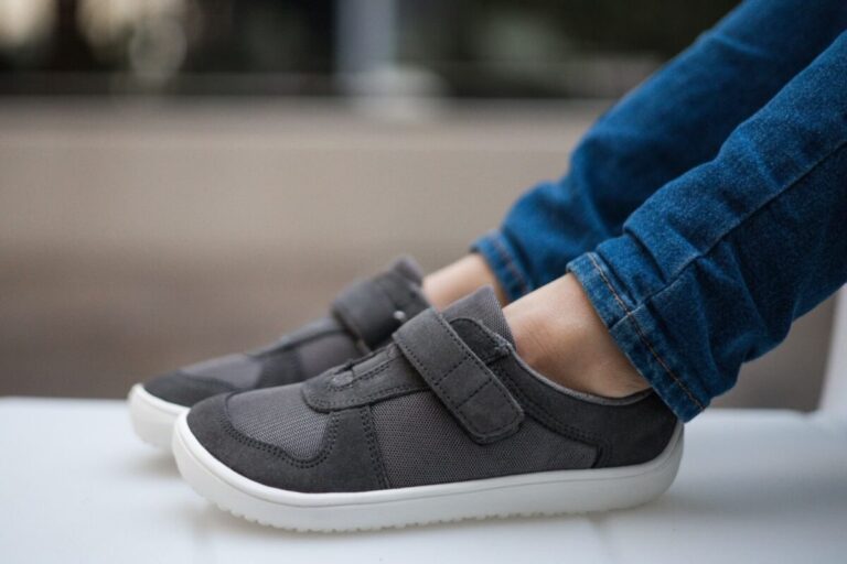 Kinder Barfuß Sneakers Be Lenka Joy - Grey – Bild 2