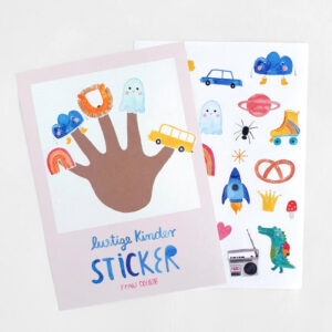 Frau Ottilie Stickerbogen Kleine Wilde