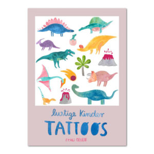 Frau Ottilie Kinder-Tattoos Dinos