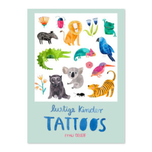 Frau Ottilie Kinder-Tattoos Wilde Tiere