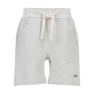 Minymo Sweatshorts hellgrau gestreift