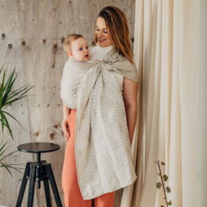 Lennylamb Leinen Ringsling Lotus natural