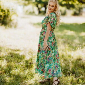 Greyse Kimono Dress Jungle