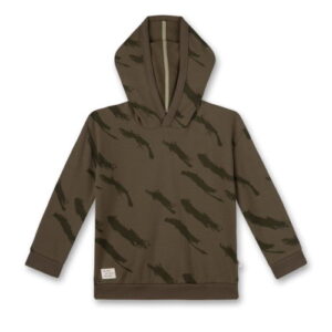 Sanetta Pure Sweatshirt Pinselstriche oliv