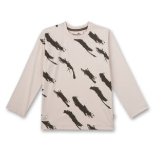 Sanetta Pure Langarmshirt Pinselstriche off white